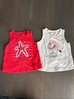 Bundle girls tank tops size 4 gap GUC